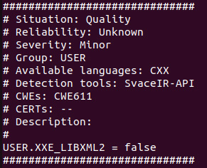 Информация о детекторе